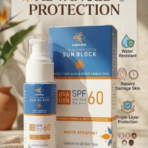 3 X Shield Protection Sun Block Spray – SPF 60 PA+++ (Broad Spectrum & Water Resistant)